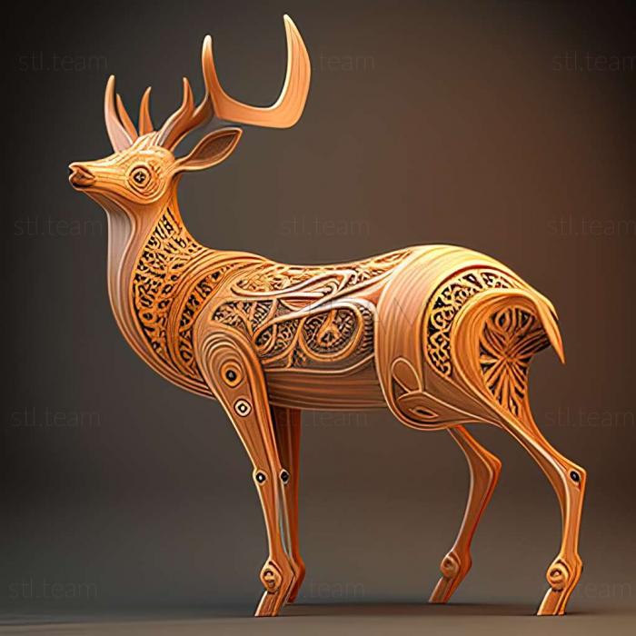 3D model Sericoceros mexicanus (STL)